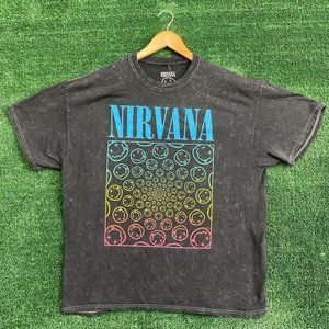 Nirvana acid wash Tshirt size extra large